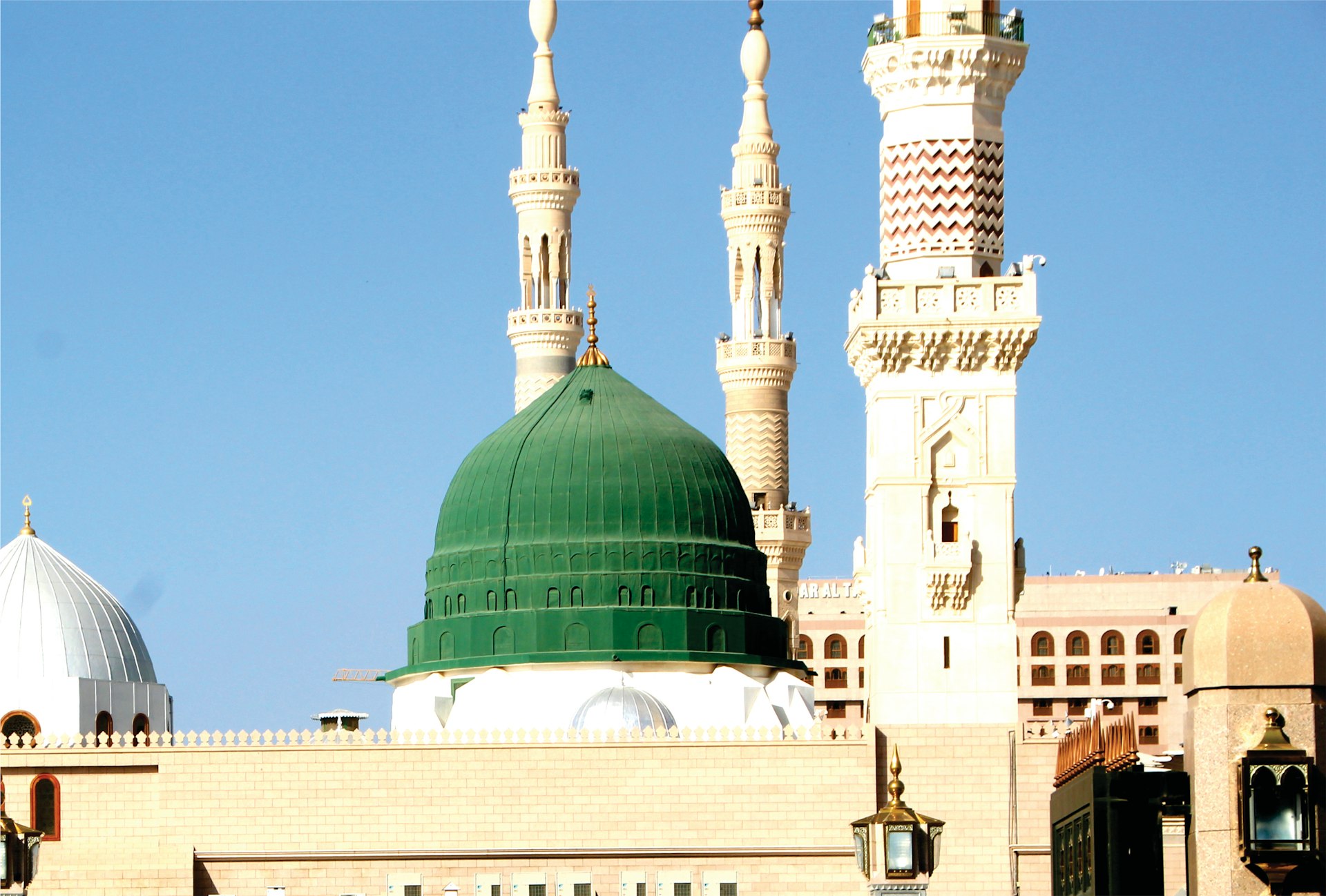 The mosque of the prophet, medina, saudi arabia.
